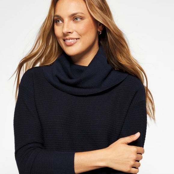 Host Pick 🥳 Club Monaco Silvana Wool Cowl Neck Pullover Sz S - Picture 1 of 9